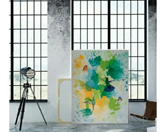 Original oil painting on canvas.