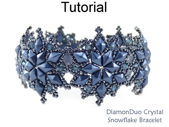 Download Beaded Snowflakes Bracelet Beading Tutorials and Patterns