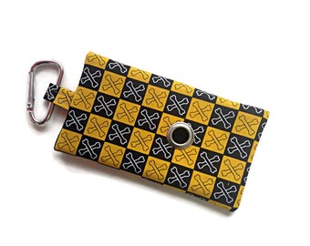 Porte-sacs à caca, accessoire pour chien, pochette-étui-sac-distributeur, déjection-besoin-merde, pratique et utilitaire, avec mousqueton