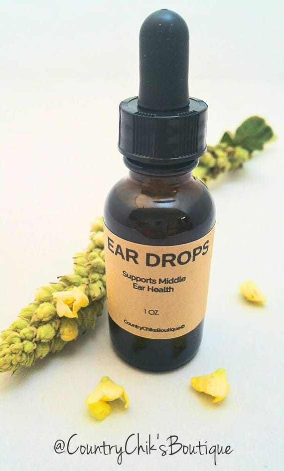 Ear Drops / Herbal Remedies / Mullein / Garlic / Organic