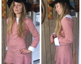 Suzy Bishop /// Peter Pan Collar Shift Dress /// Moonrise Kingdom /// Pink