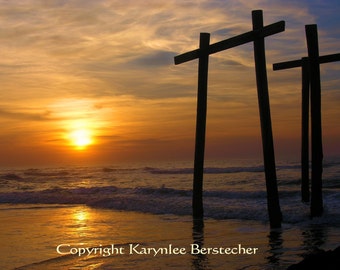 Awakening the Dawn, Christian Art, Fine Art Matted Photography