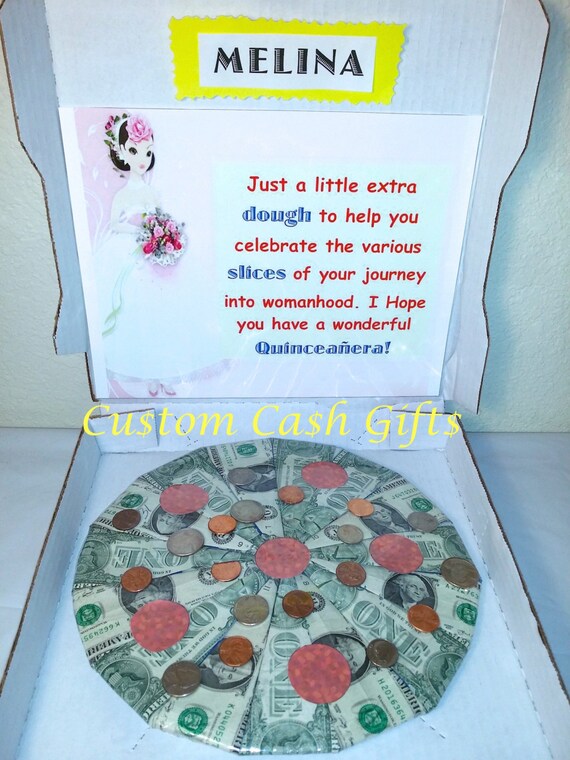 MONEY GIFT Made with Real Money. Happy Quinceañera