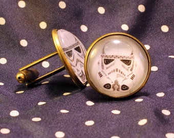 Stormtrooper 77 Star Wars cuff links