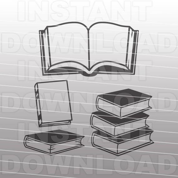 Download Books SVG File,Library Books SVG,School Books SVG ...