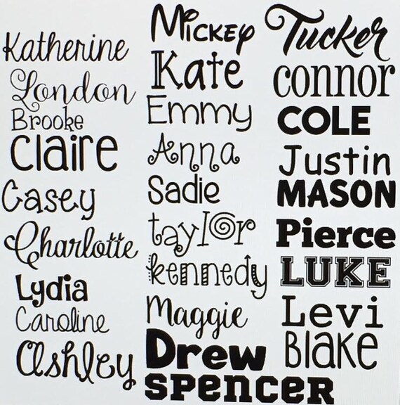 Name Decal Name Vinyl Decal Vinyl Decal Label Vinyl