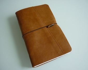 Handmade Leather Notebook Sketch Book Notebook Journal Diary Upcycle Pocket Size
