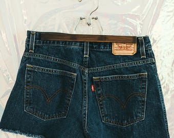 Vintage Levi's High Waisted Denim Shorts