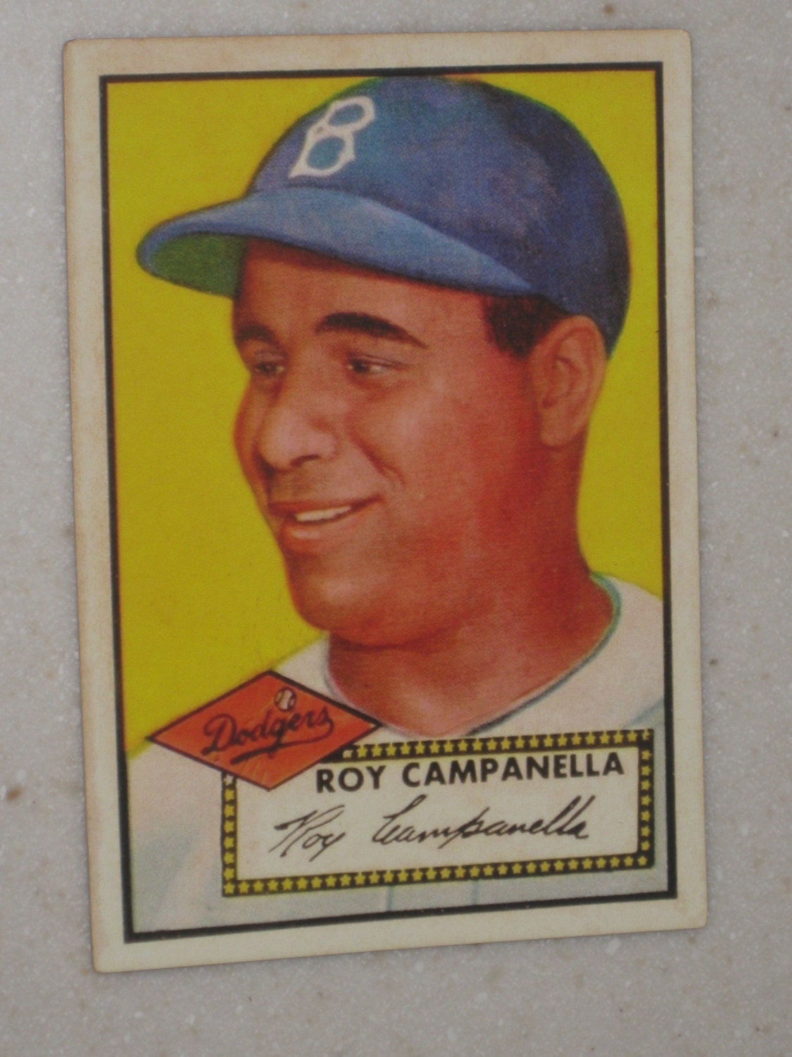 new just in 1952 topps roy campanella rookie 314