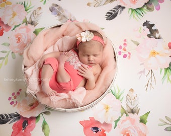 KARSYN Romper, Newborn Romper, Newborn Outfit, Romper Set, Newborn Pants, Newborn Clothing, Photography Prop, Newborn Prop, Photo Props