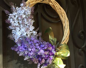 Lavender Purple Wreath