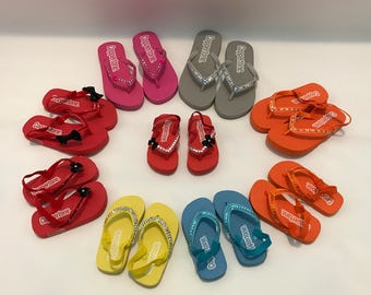 Custom Rhinestoned Sandals