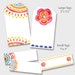 Printable Fiesta Gift Tags - Flowers - Geometric - Cinco de Mayo - Mexico