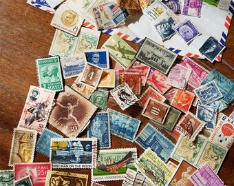 Vintage postage stamp lot 1
