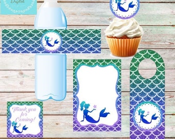 Mermaid printables | Etsy