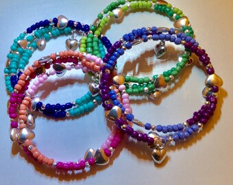 Loving heart charm bracelet