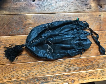 Antique Victorian Mourning Purse