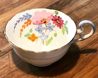 Vintage Royal grafton tea cup with wildflowers