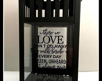 Those We Love Don't Go Away, Sympathy Gift, Memory Candle, Sympathy Candle, Remembrance, Keepsake, Bereavement Gift, Loss of a Loved One