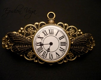 The Flight of Time - hairclip barrette