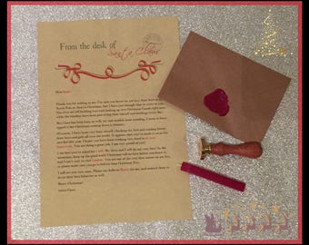 Santa Claus personalised letter