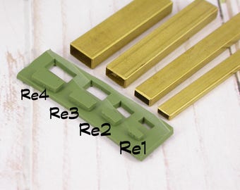 Metal Clay Cutters - Basic Series - Small Rectangle - Clay Punch Cutters™