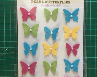 pack of butterfly embellishments new gift craft card making scrap booking