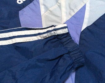 1990s ADIDAS COACH NYLON Vintage Rain Jacket