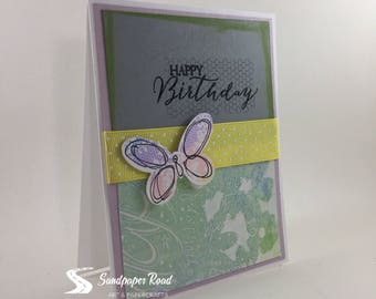 Butterfly birthday card