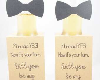 Groomsmen Proposal - Beer Bottle Tags