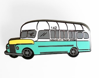 Into The Wild Bus 142 Enamel Pin