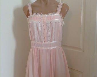 Vintage Gunne Sax Dress Pink lace Wedding Kawaii Boho Festival