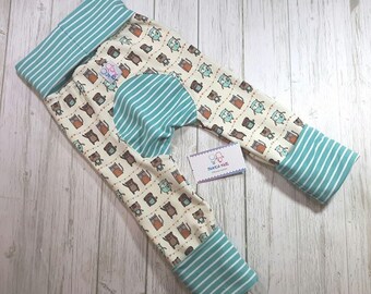 Maxaloones trousers with high extendable lapels, bear trousers, high waist maxaloones trousers, jersey trousers