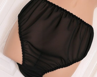 SSX11 C - Sheer see-thru chiffony feminine panties, oh so soft, Sissy Lingerie