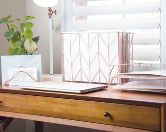 U Brands Copper Wire, Metal, Office Desk Accessories