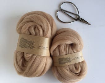 Organic Merino Wool Roving 619 Powder