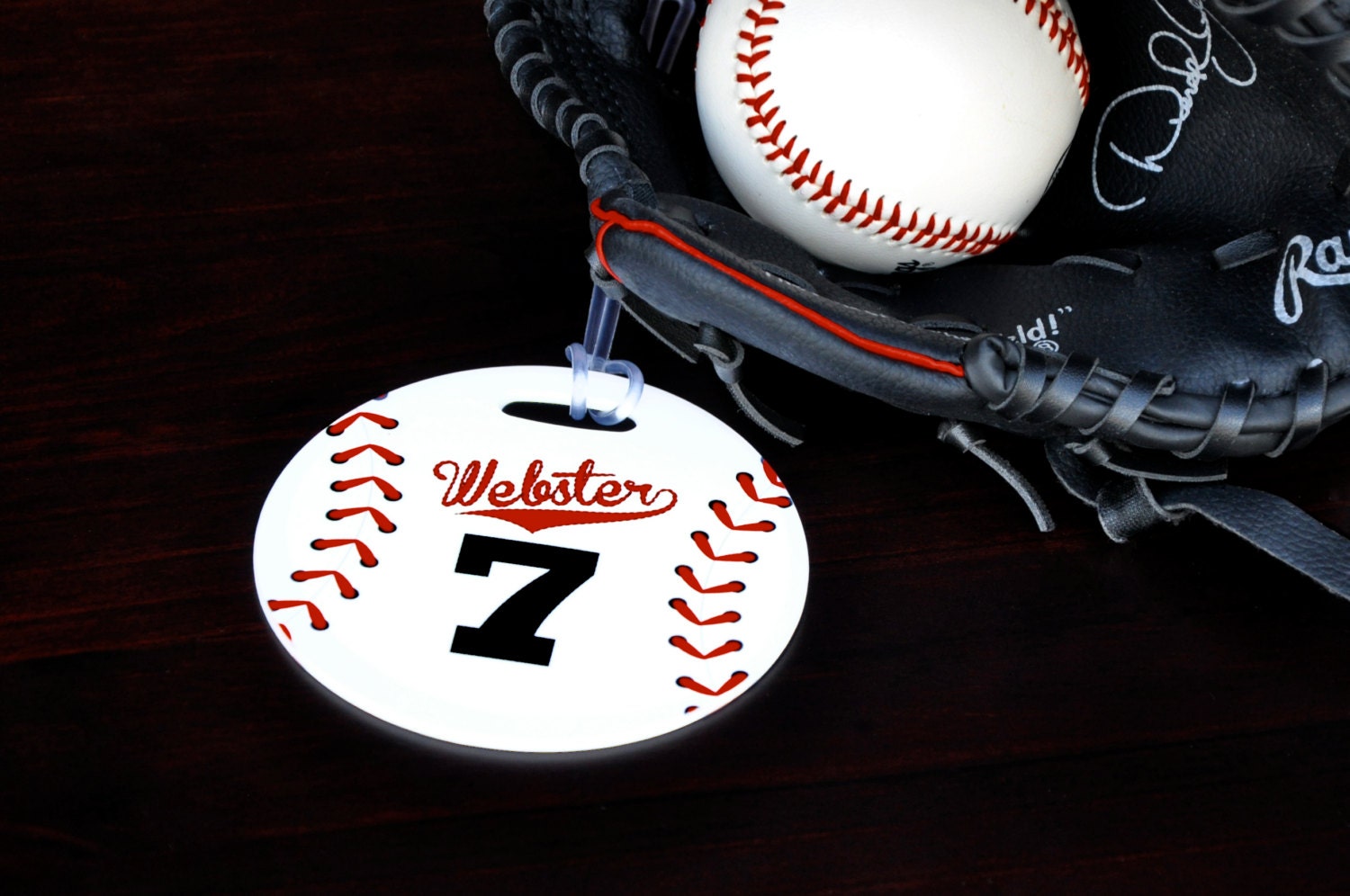 Baseball Bag Tag Personalized Baseball Bag Tag Baseball