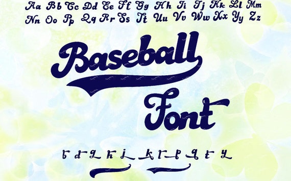 Download Baseball font svg dxf eps studio v3 png cdr file for