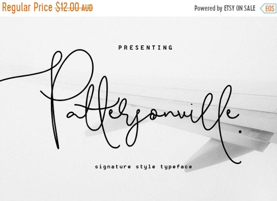 70% OFF Sale Calligraphy Font, Modern Calligraphy, Digital Fonts, Wedding Font, Invitation Font, Script Font, Digital Download, Pattersonvil
