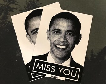 Barack Obama "Miss You" Sticker Pack (Pack of 10)