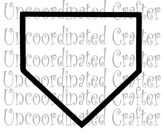 home plate svg// baseball svg// softball svg// home plate dxf