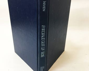 A World Out of Time. FIRST EDITION vintage book by Larry Niven circa 1976. Science fiction gift. Nebula award. Theoretical physics.