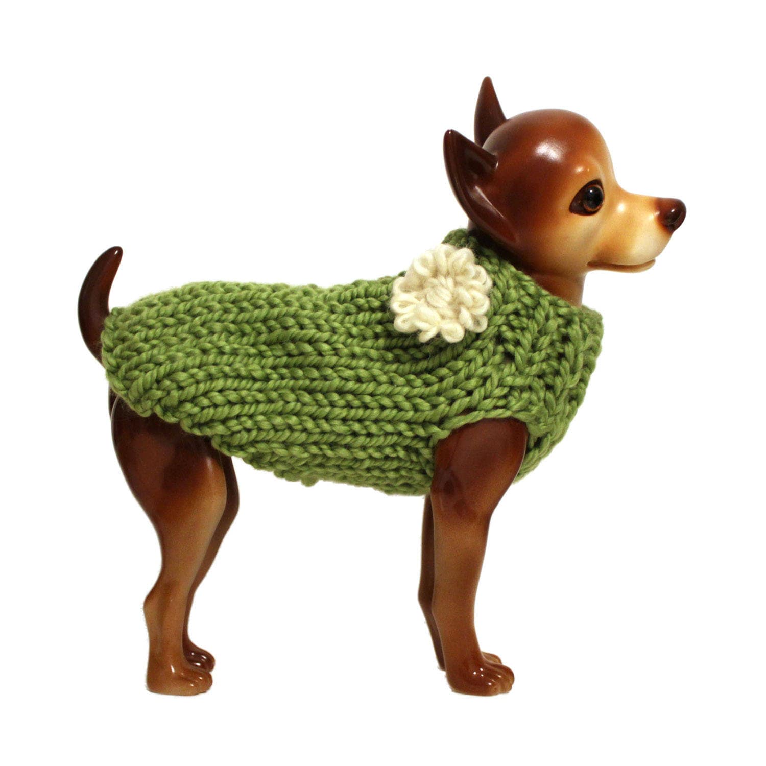 Grass Green Dog Sweater
