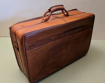 Hartmann Luggage 21 inch Belting Leather Suitcase