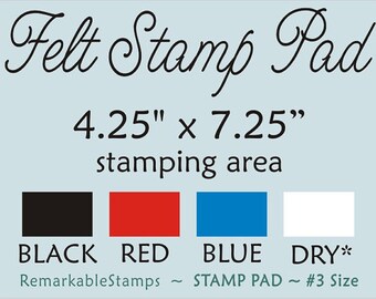 Water Based Felt Rubber Stamp Pad