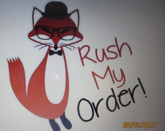 Rush My order-Expedited order-Add On Priority Mail Upgrade-This Expedites Your Order to The Top- SHIPS 1-2 days-Large orders 1-3 Days