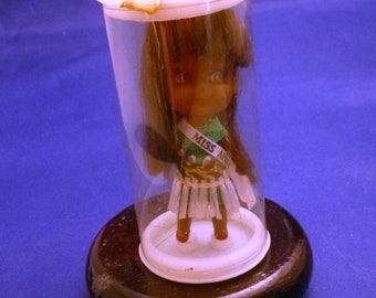 Vintage Miniature Miss Africa Made in Hong Kong Collectible Doll, 1960s