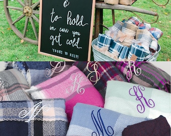 wedding blanket gifts, wedding blanket, wedding blanket scarf, wedding blanket personalized, monogrammed wedding blankeks, blanket favors