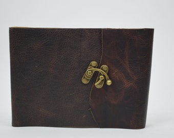 Photo Album - Rugged Leather Photo Album - Includes Photo Corners