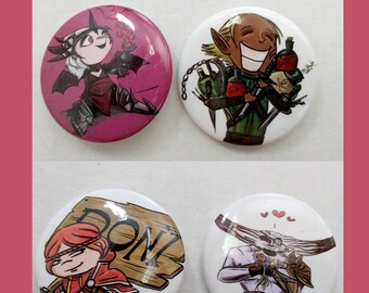 The Littlest Dragon Age Buttons